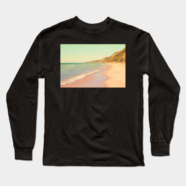 Pastel Beach Bliss Long Sleeve T-Shirt by oliviastclaire